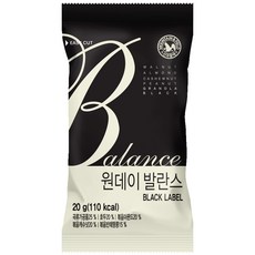 산과들에 원데이발란스블랙 하루견과 20g, 100개