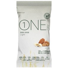 산과들에 원데이라이트 하루견과, 20g, 50개