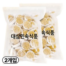 대삼민속식품 매화과자 원형 옥춘 옛날과자, 2개, 500g