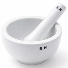 고급형 12cm 삼화제도 국산 유발 유봉 세트 약절구 가루조제용 막자사발 도자기류