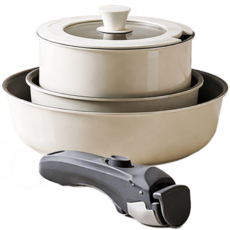 헤온 데일리 5종 인덕션 냄비 세트, 1개, 5종세트, 아이보리