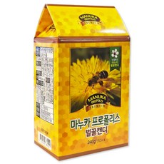 마누카 프로폴리스 벌꿀캔디, 240g, 3개