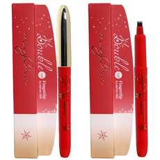 메이시크 더블업 핑거팁 아이브로우 틴트 크리스마스 에디션, 2개