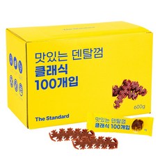 더스탠다드 맛있는 덴탈껌 구강&눈 클래식 100p 가수분해 저알러지 양치껌, 1개, 600g, 구강&눈(클래식) 1개, 600g, 구강&눈(클래식)