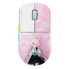 펄사 X2 CrazyLight 블루아카이브 호시노 에디션 무선 게이밍 마우스, 핑크, PX2CL207