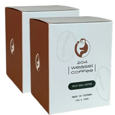 베트남 위즐 족제비똥 원두 드립백 티백 커피 핸드드립, 2개, 10개입, 15g