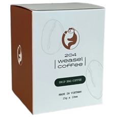 베트남 위즐 족제비똥 원두 드립백 티백 커피 핸드드립, 1개, 10개입, 15g