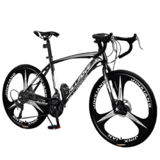 레브나인 에어로 프리미엄 로드 자전거 사이클 카본 트랙 입문용 고급 학생 성인 라이딩 출퇴근 27단, 1개, 168cm, 스포티블루