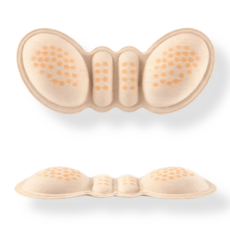 모자이코 뒤꿈치 물집 방지 부드러운 신발 패드 2P, 2세트, 베이지 6mm