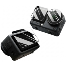 BYJ DJI 오즈모 액션6 고투명 고화질 9H 전면후면렌즈 강화유리 보호 필름 2set, 1개