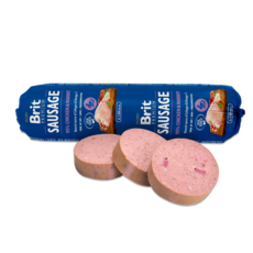 브릿 프리미엄 독 화식 강아지 사료 소세지, 1개, 800g, 닭고기 + 토끼고기 1개, 800g, 닭고기 + 토끼고기