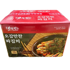 오감만찬 대용량 쪽파 파김치 HACCP 인증 업소용, 5kg, 1개