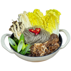 온가족 푸짐한 서울식 소불고기 총 1060g 불고기 육수 당면사리 포함 완벽 세트, 1개, 1.06kg