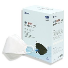 대하 올데이 황사방역 마스크 KF99, 50매입, 1개, 흰색