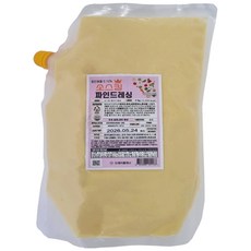 파인소스 2kg 업소용 대용량 볶음밥 타코 샐러드 구이요리 채소말이 샌드위치 드레싱 파인애플소스, 1개