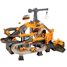 토요요 궤도 공사놀이 주차타워 완구 공사 미니카 장난감 세트 생일 선물 추천TT-CD1, 노란색, 1개 노란색, 1개