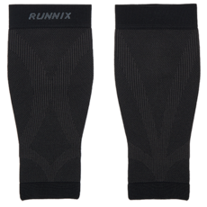 러닉스 테이프드 카프슬리브 2p, 1개, 블랙