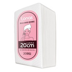 [당일발송] Lonas 넓은 헤어밴드 20X76cm 일회용 터번 피부관리샵 납품, 60개