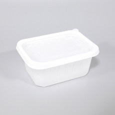 와요와요팩 일회용 반죽용기 배달 포장용기 400ml 백색, 1개, 50세트