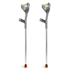 라이프엠디 1+1 접이식 엘보 클러치 목발 팔꿈치 지지 보행 보조 기구 높이 조절 미끄럼 방지 워킹 스틱 초경량 휴대용 엘보우 지팡이, 2개