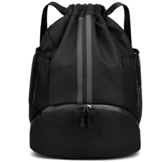 매일다미 스포츠 운동 가방, 1개, 블랙