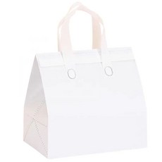 smileorange 보냉가방 보냉백 도시락 보냉백(미니/소형/중형/대형) 은박 보온보냉 테이크아웃 커피 쿨러백 일회용/재사용 아이스가방, 10개, 흰색