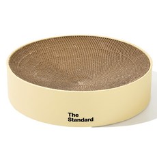 더스탠다드 스크래쳐 원형, 1개, 베이지