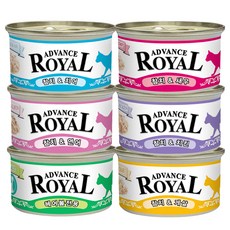 로얄 어드밴스캔 고양이캔, 48개, 85g, 콤보