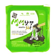 [발효명가 청보마을] 생생낫또365 국산 약콩/쥐눈이콩 24팩입 HACCP인증, 24개, 50g