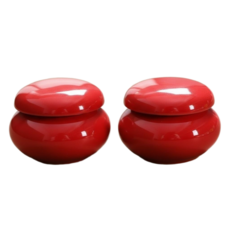 비전룸 재물운 미니 도자기 단지, 빨강, 2개