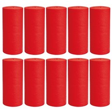 툴리드 국내생산 에어컨 배관 보온테이프 PVC 마감 매직테이프 실외기 호스 전선 테이프, 빨간색, 10개