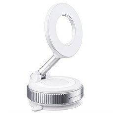 딜메이트 맥세이프 차량 거치대 핸드폰 접이식 유튜브 휴대폰, DM_WHITE01, 1개