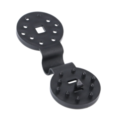 지나로 강풍대비 고강도 차광막 고정클립 100개, 블랙