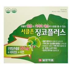 일양약품 서클존 징코플러스, 120정, 1개