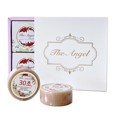 비누 명장이 만든 더 엔젤 미네랄 천연 수제 비누 포졸란 규소 비누 미네랄 비누, 4개입, 100g