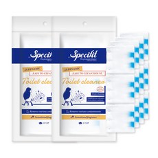 스페시핏 일회용 변기크리너 리필 레몬향, 5g, 24개