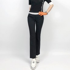 아크나인 여성 골프 바지 몸매 보정 썸머 매직 부츠컷 팬츠 빅사이즈 밴딩 연습복 골프웨어 (55-99)