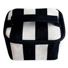 미니 스트라이프 체크 보냉 가방 쿨러백 숄더백 이유식 골프 맥주쿨링 스낵백 도시락가방, 미니 스트라이프보냉백, 1개