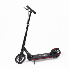 킥세이프 Kicksafe 킥보드 수동 어린이 성인 접이식, 오닉스 블랙, 1개