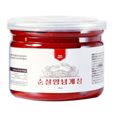 백년본가 매콤달콤 국산 게살 가득 순살 양념 게장, 1개, 300g