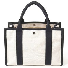 다용도 캔버스 귀저기 가방 + 이너백, 블랙