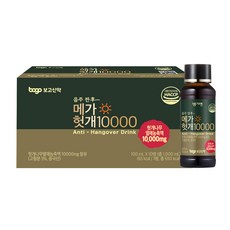 보고 메가헛개10000 헛개나무열매 농축액 함유 음료 헛개추출물 에너지 드링크, 20개, 100ml