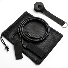 로로포우 야구 밴드 튜빙 스트레칭 운동, 1개, 블랙