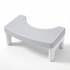 리빙하다 편안한 배변자세 성인용 변기 발받침대, 1개, 그레이