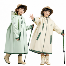 [또또데이] 주니어 우비 (파우치 포함) 120-170 아동 비옷 레인코트 방수가방