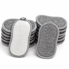 뽀송가 말려쓰는 주방수세미 무흠집 양면수세미(위생건조 집게 포함), 1세트, 15개