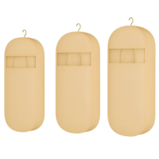 공간 절약형 행거 의류 가방 세트, 1세트, 3개입