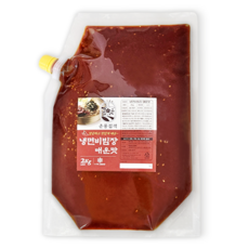 춘풍접객 냉면 비빔장 매운맛 2kg 대용량 식당용 업소용 양념장 막국수 쫄면 소스 냉면장, 1개