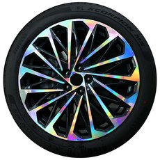 아이리온 디올뉴 팰리세이드 호환 21인치 휠스티커 휠마스크 데칼스티커, 디올뉴팰리세이드 전용_21인치_홀로그램+여유분, 1세트