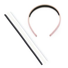 졸라매 고무빗살 접착 머리띠 부탁 고정 5mm, 10개, 화이트 10개, 화이트